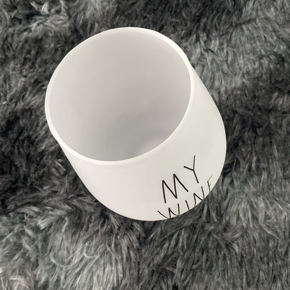 Rae Dunn “My Wine.” Stemless wine glass - Picture 15 of 17